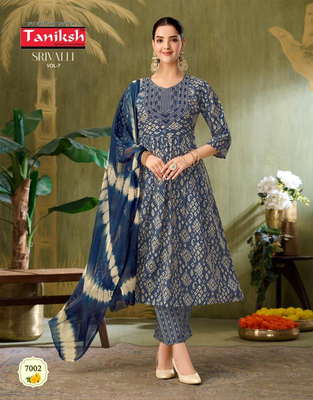 Taniksh srivalli vol 7 bombay wholesale kurti online